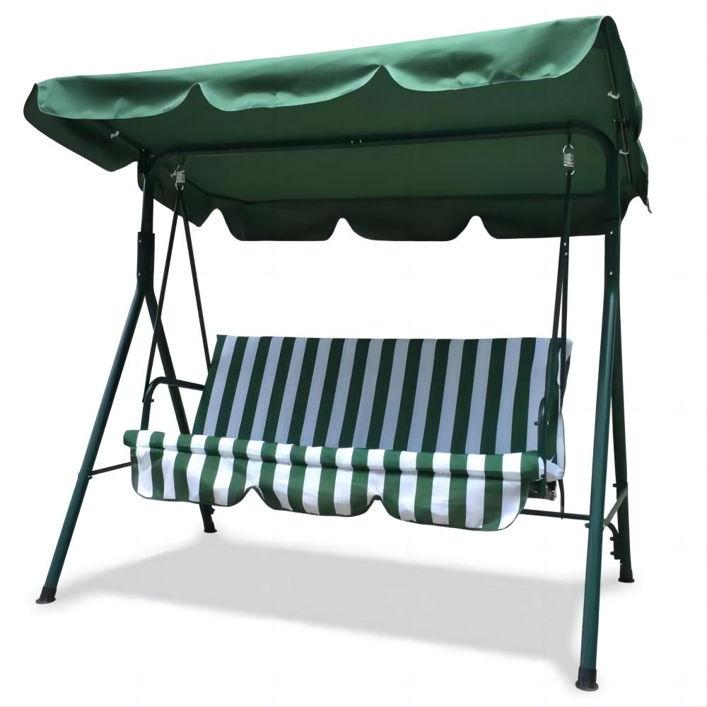 SILLA MECEDORA 3 PLAZAS JARDIN POLIESTER BASE METALICA OUTTER XY-CS-10007B3