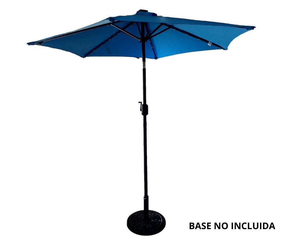 SOMBRILLA CON LUZ LED SOLAR 2.3M OUTTER XY-DP-20001-LED