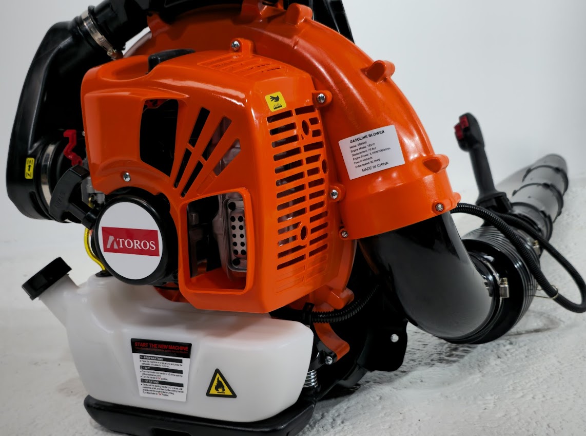 SOPLADORA 75.6CC ATOROS TIPO MOCHILA GASOLINA 2T SMO8875