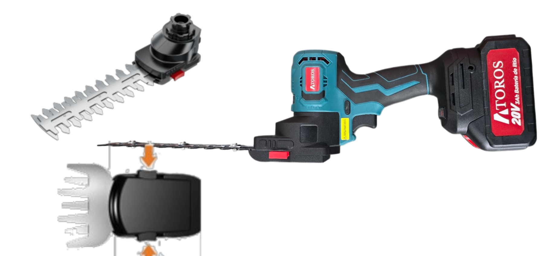 CUCHILLAS DE CORTE COMBO 2 CUCHILLAS ATOROS