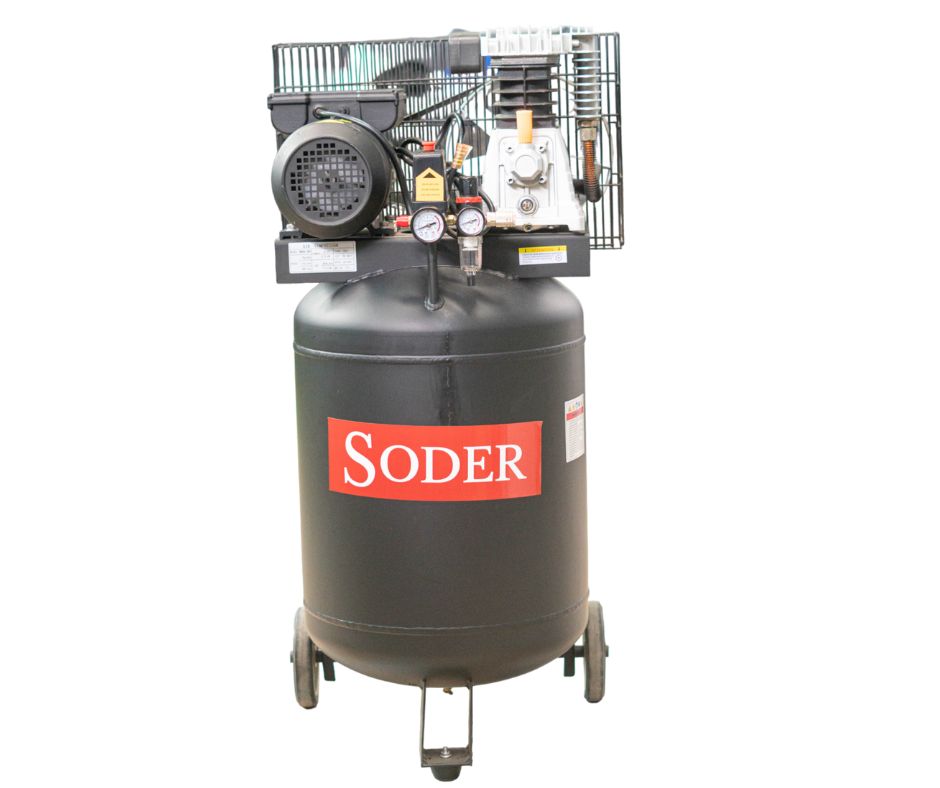 COMPRESOR 100L VERTICAL ACEITE 3.0HP 110V/60HZ SODER COM360100