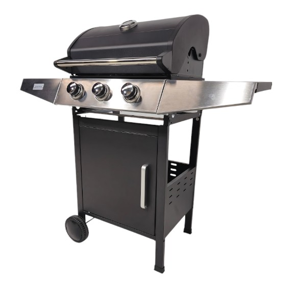 PARRILLA METALICA 3 QUEMADORES DE GAS OUTTER PA124