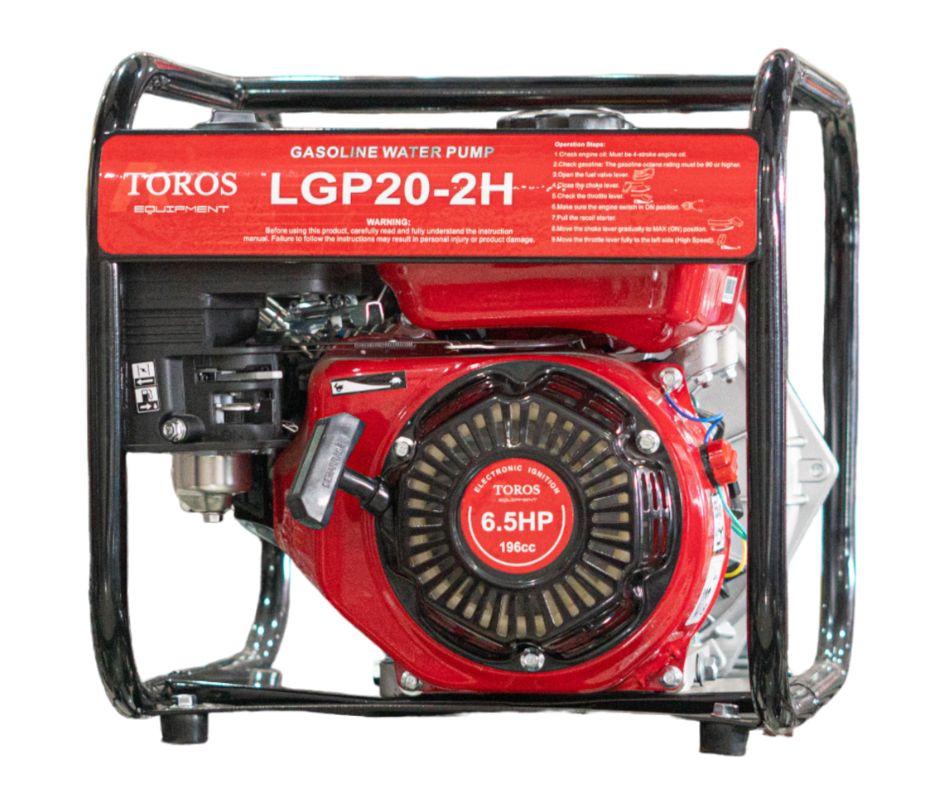 MOTOBOMBA 2" PRESION 6.5HP GASOLINA P/AGUA TOROS BAG65080