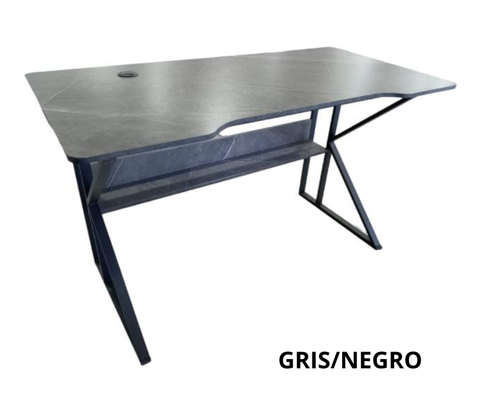 ESCRITORIO PATA "K" CON ESTANTE 120X60 SMART SPACE HL-T-23094